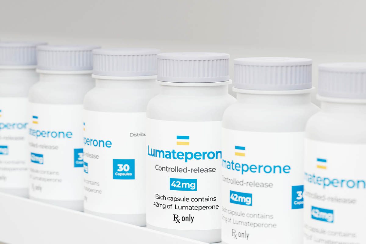 Image of lumateperone bottles